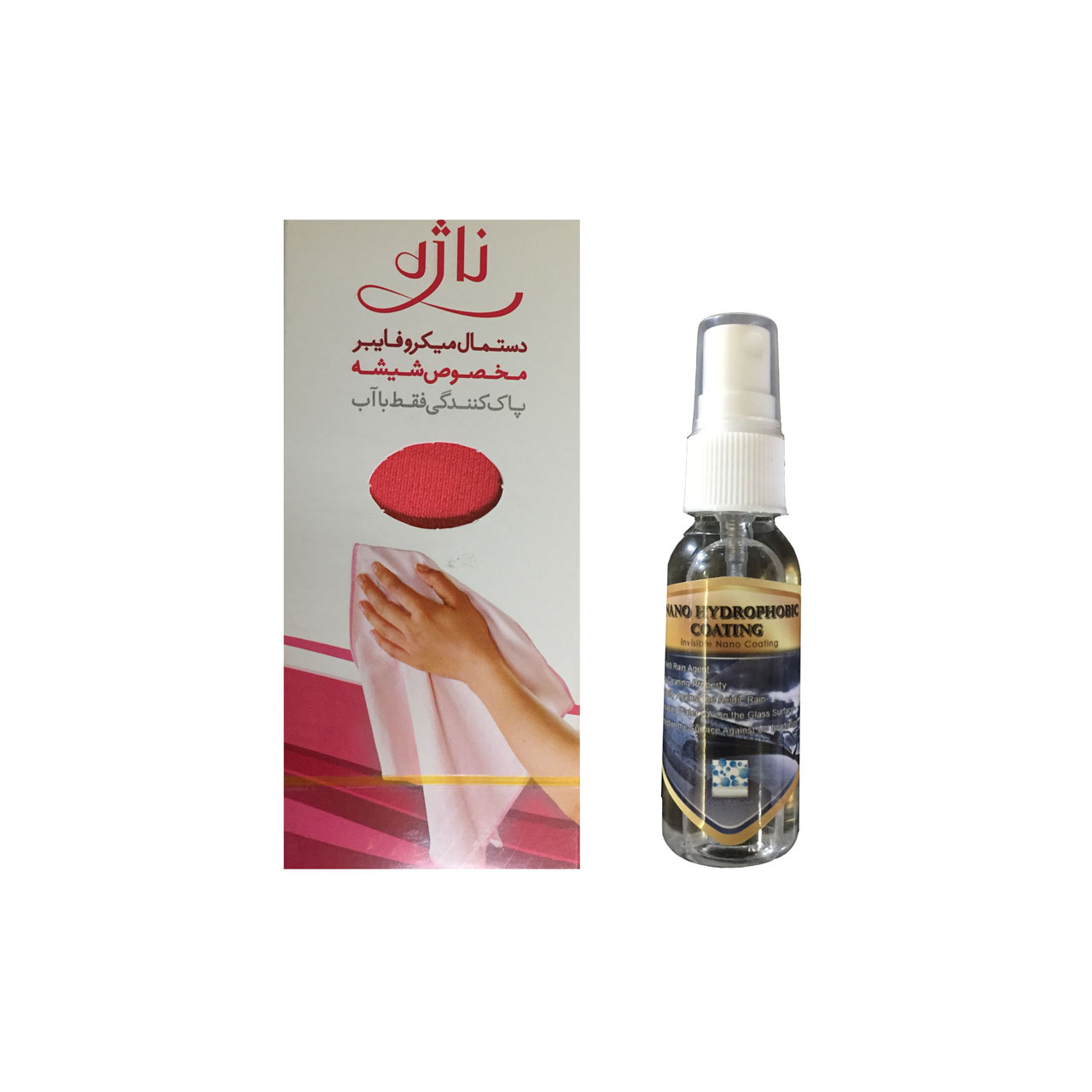 اسپری تمیزکننده  شیشه خودرو مدل NP116 حجم 30 میلی لیتر