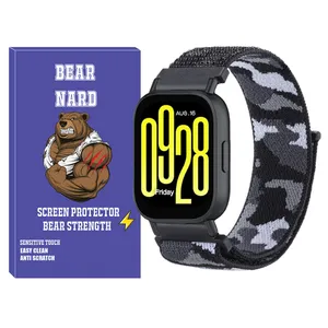 بند برنارد مدل Nylon Army BR TW مناسب برای ساعت هوشمند شیائومی Redmi Watch 5 Active / Redmi Watch 5 Lite