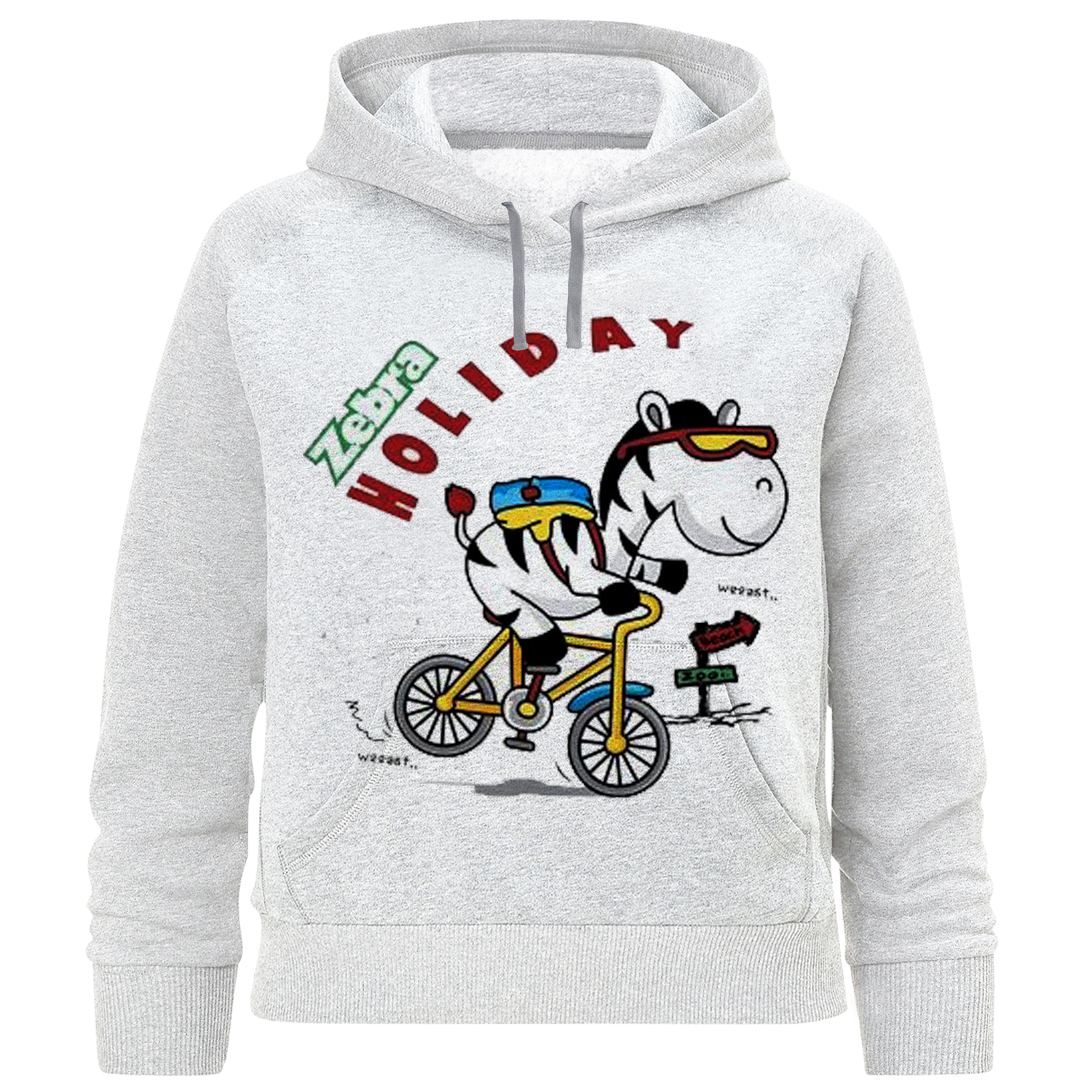 هودی پسرانه مدل دوچرخه وگورخر A602