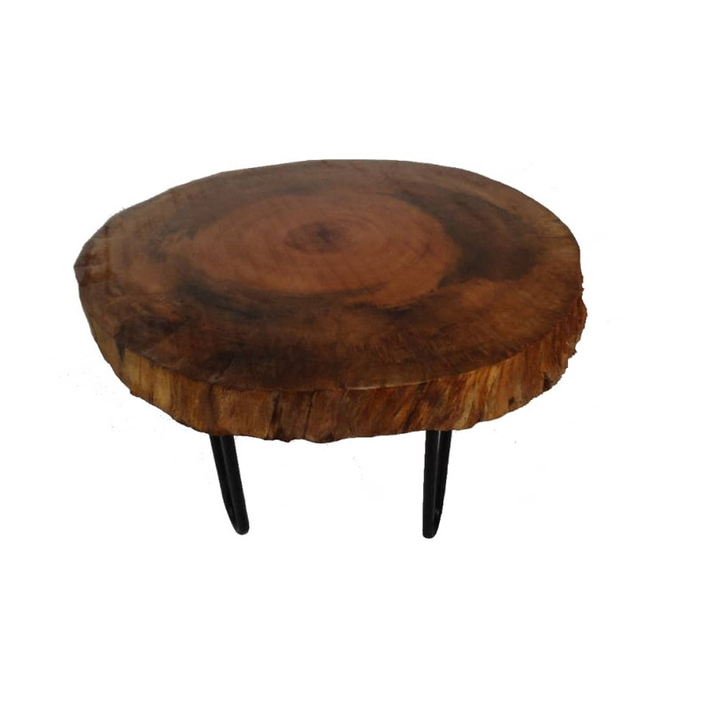 میز عسلی طرح تنه درخت کد 40