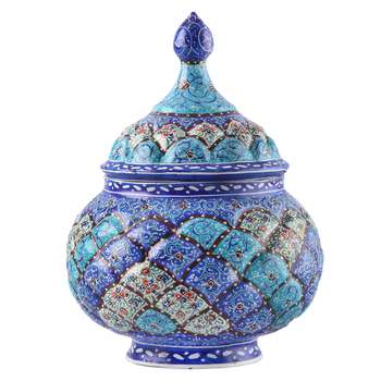 قندان میناکاری طرح برجسته کد 170194