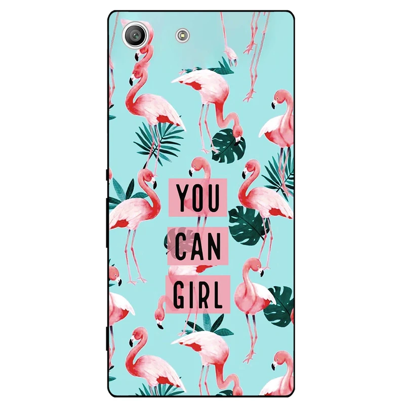 کاور مگافون طرح فلامینگو مدل 8032 مناسب برای گوشی موبایل سونی Xperia M5