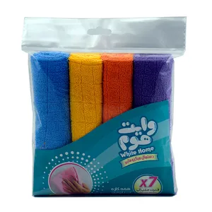 دستمال نظافت خانه و آشپزخانه میکروفایبر مدل CC بسته 4 عددی