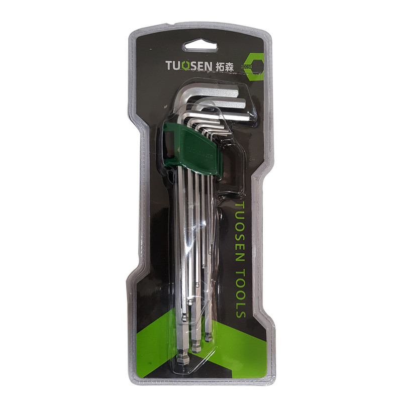 آچار آلن توسن مدل PS مجموعه 9 عددی