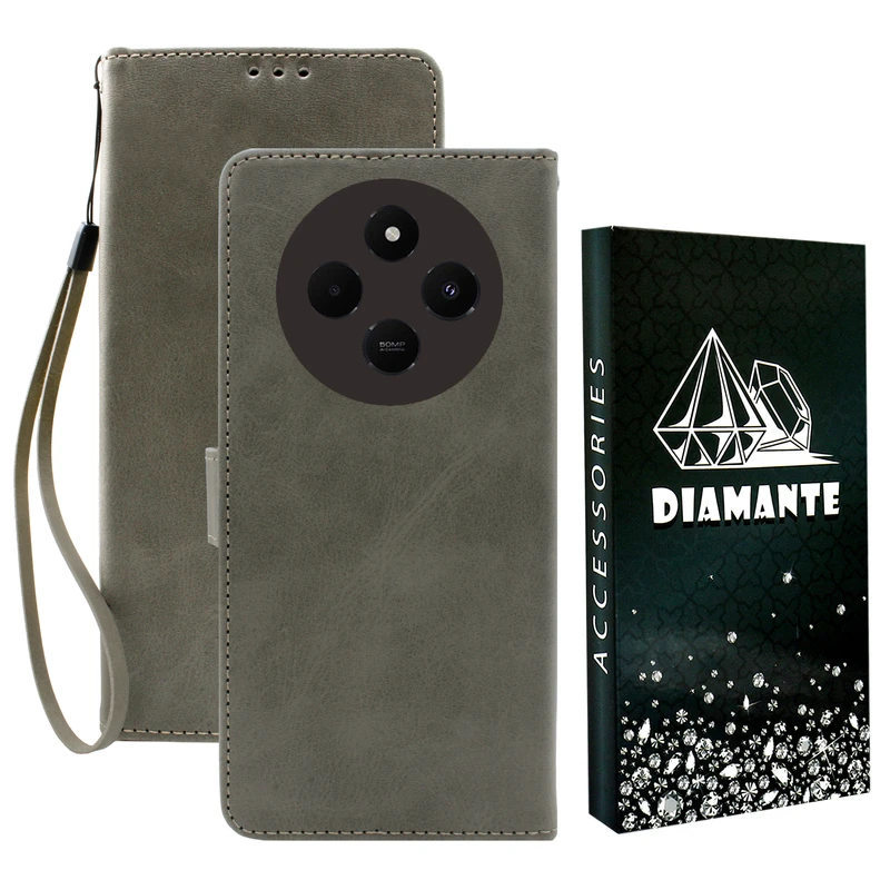 کیف کلاسوری دیامانته مدل Bk مناسب برای گوشی موبایل شیائومی Redmi 14C