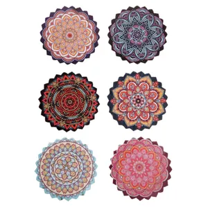 زیر لیوانی مدل چوبی بسته 6 عددی