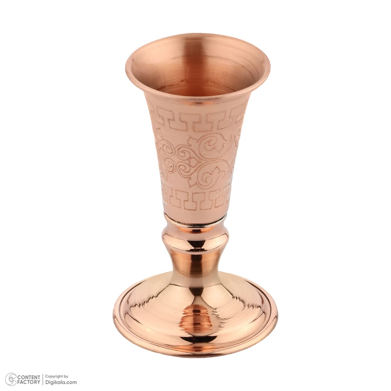 عکس شماره 7 : آینه و شمعدان مسی مدل 2