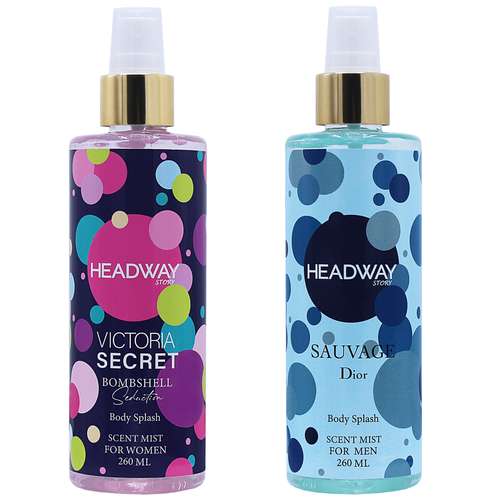 بادی اسپلش هدوی استوری مدل ساواج و ویکتوریا سکرت Seduction حجم 260 میلی لیتر مجموعه دو عددی