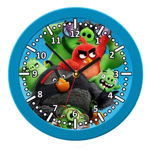ساعت دیواری کودک مدل angry birds
