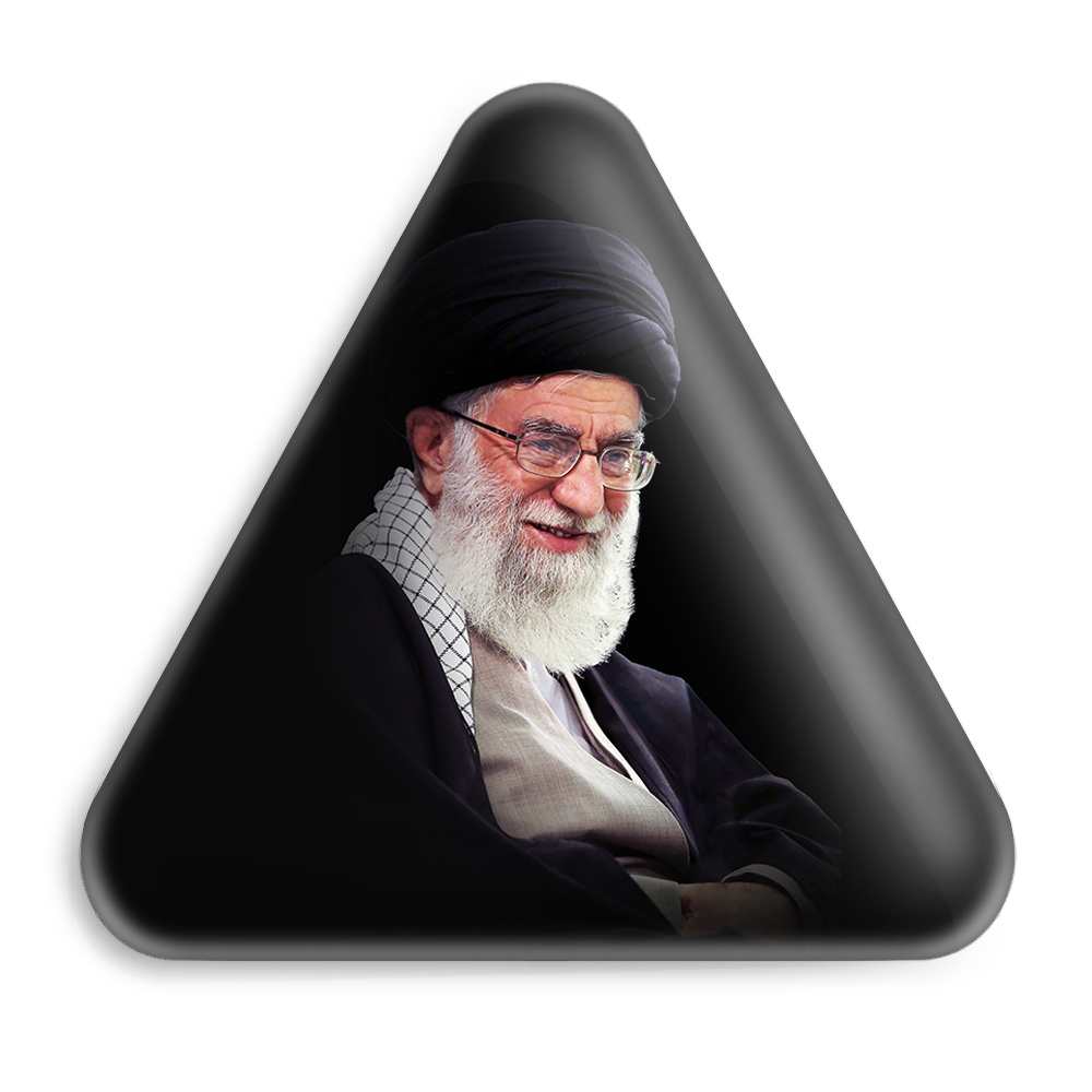 پیکسل خندالو طرح تصویر رهبر مدل مثلثی کد 12628