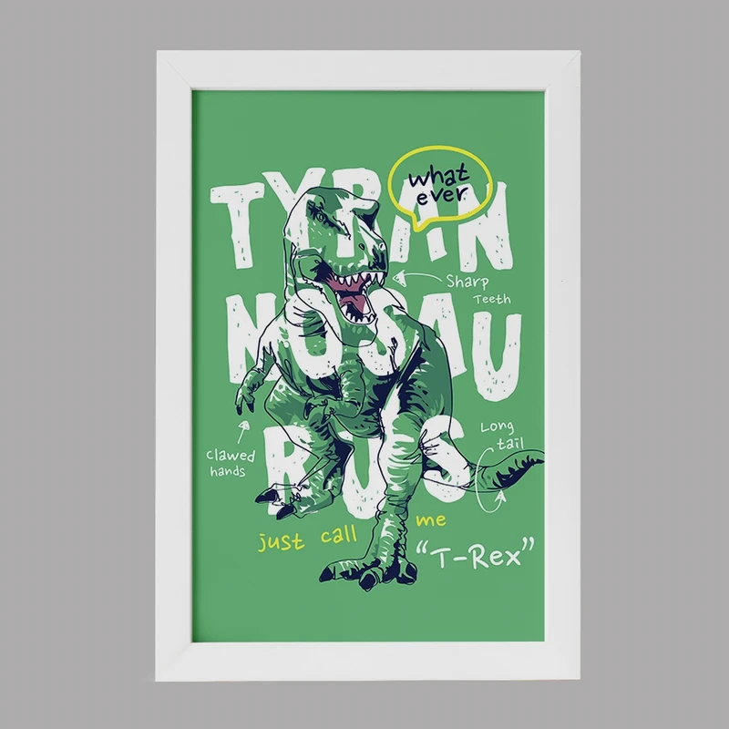 تابلو خندالو مدل دایناسور کد F1534