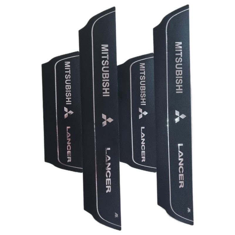 برچسب پارکابی خودرو امیران اسپرت طرح چرم کد 2025015 مناسب برای میتسوبیشی لنسر مجموعه 4 عددی