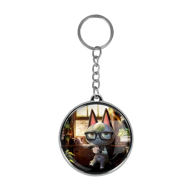 جاکلیدی خندالو طرح بازی انیمال کراسینگ (Animal Crossing) مدل دوطرفه کد 3265332654