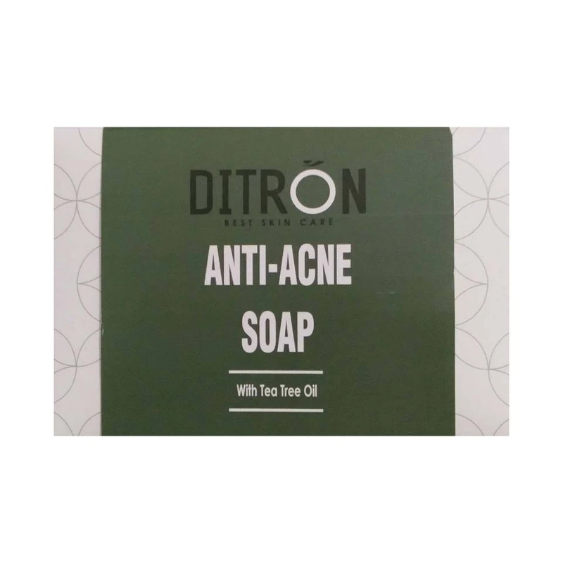 صابون شستشو پوست دیترون مدل تی تری مناسب برای پوست های چرب و دارای آکنه وزن 110 گرم