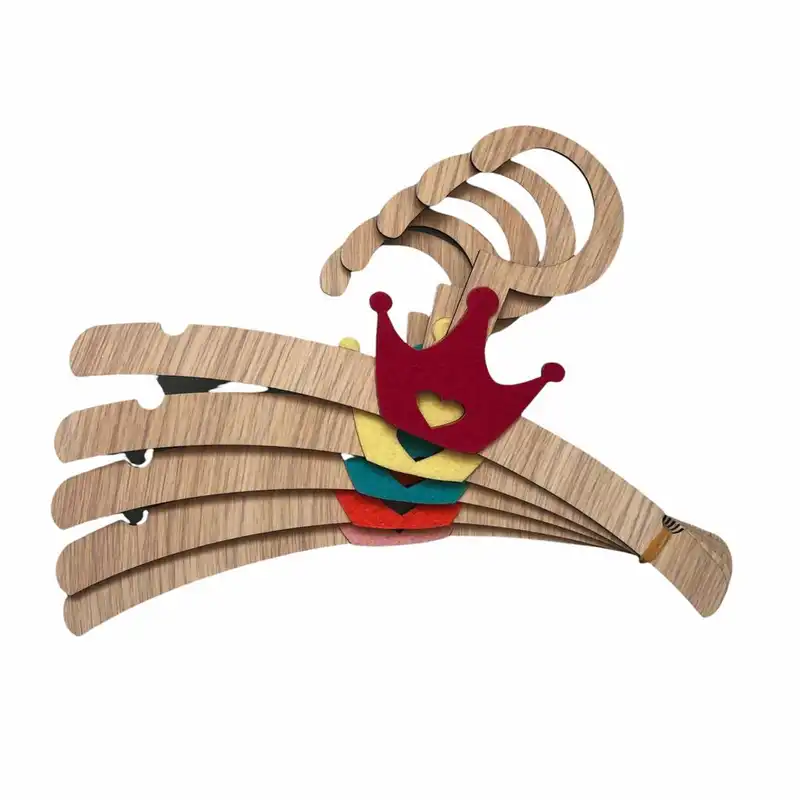 چوب لباسی نوزادی مدل HT01 مجموعه 5 عددی