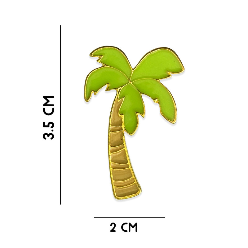 سنجاق سینه دخترانه طرح نخل