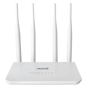 مودم 4G LTE نتربیت مدل NW-431F با پشتیبانی از استاندارد Wi-Fi 4، سرعت 300Mbps در باند 2.4GHz، چهار پورت LAN برای اتصال سیمی پایدار و منبع تغذیه آداپتور برق