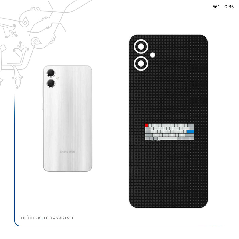 برچسب پوششی ماهوت مدل Minimal Keyboard Icon مناسب برای گوشی موبایل سامسونگ Galaxy A05