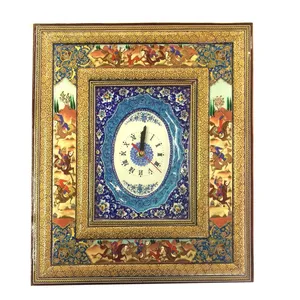 ساعت خاتم لوح هنر طرح بازی چوگان کد 1094
