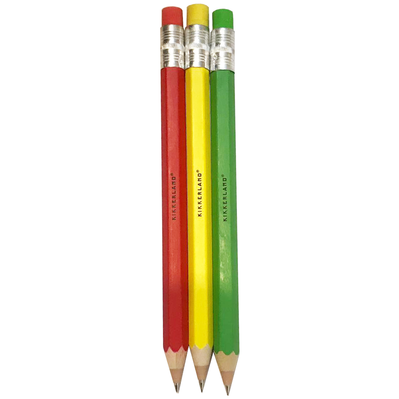 مداد نوکی کیکرلند مدل Rainbow Wood بسته 3 عددی