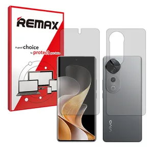 Remax Hydrogel model Transparent Screen Protector for Vivo S19 Pro mobile phone along with the back protector