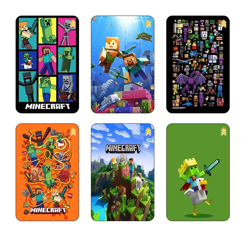 استيکر کارت کارنيکا طرح ماین‌کرفت Minecraft کد 86909 مجموعه 6 عددی