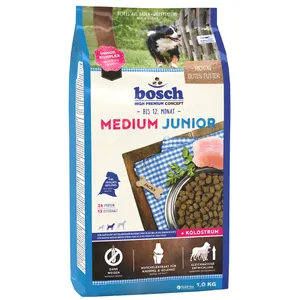 غذای خشک سگ بوش مدل Medium Junior وزن 1 کیلوگرم