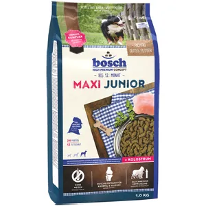 غذای خشک سگ بوش مدل Maxi Junior وزن 1 کیلوگرم
