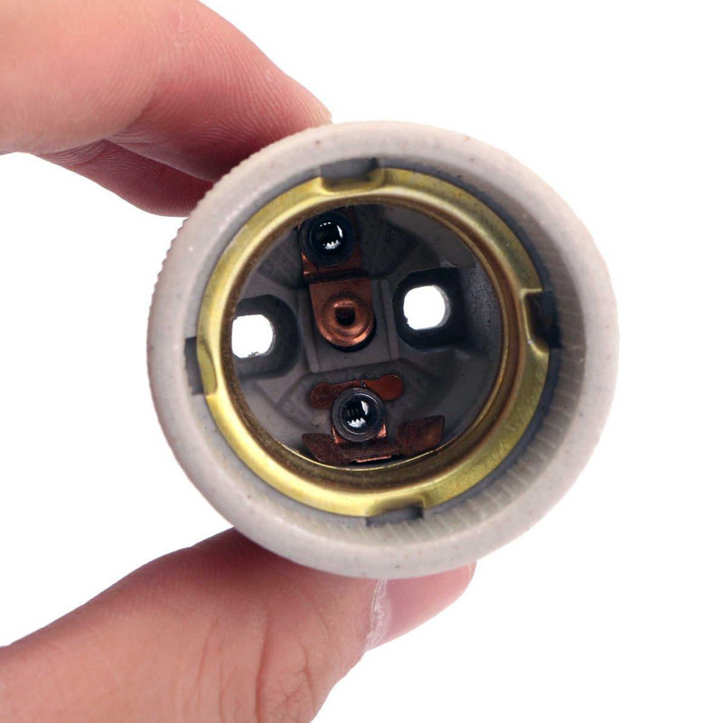 سرپیچ مدل سرامیکی E27 تونلی مجموعه 5 عددی