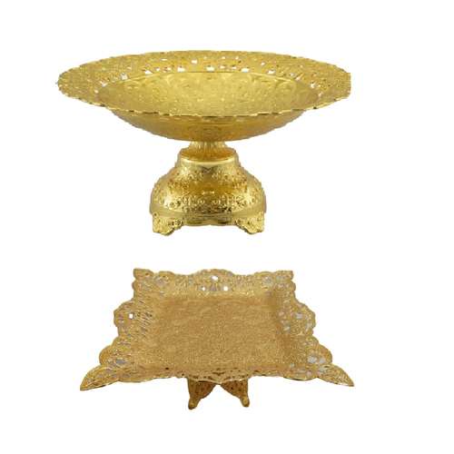 سرویس پذیرایی طرح خالخالی مجموعه 2 عددی