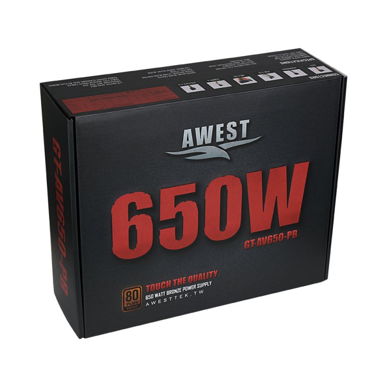 منبع تغذیه کامپیوتر اوست مدل GT-AV650-PB