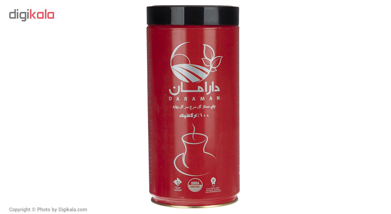 چای ممتاز گل سرخ سرگل بهاره دارامان مقدار 450 گرم