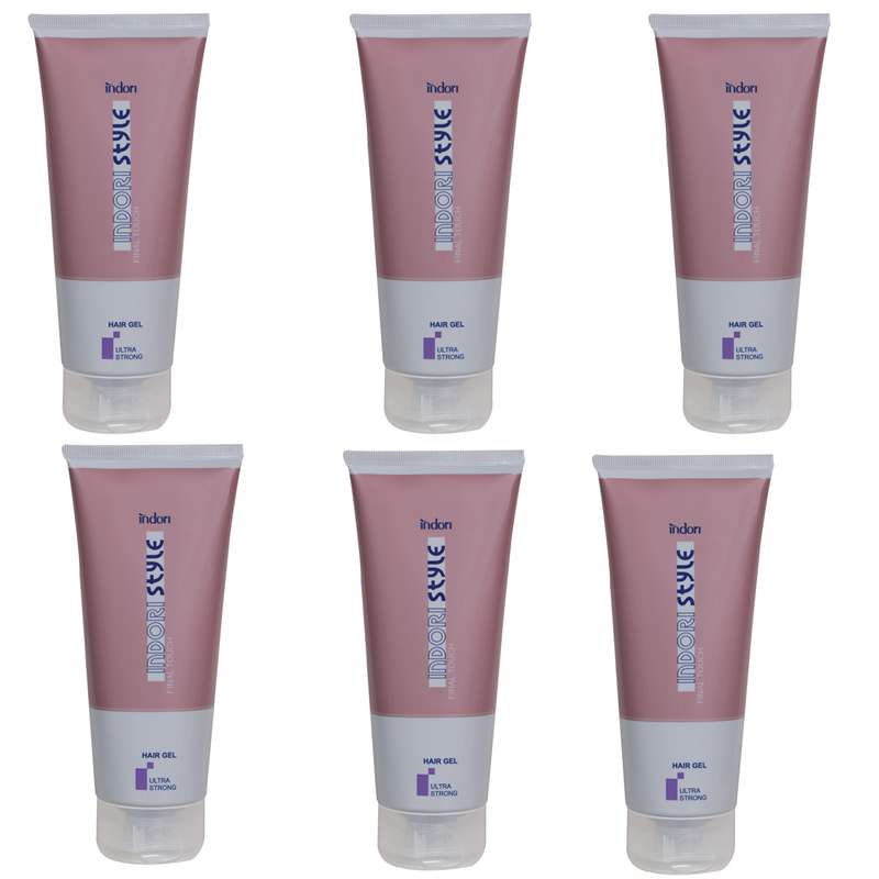 ژل موی ایندوری مدل ULTRA STRONG حجم 300 میلی لیتر بسته 6 عددی