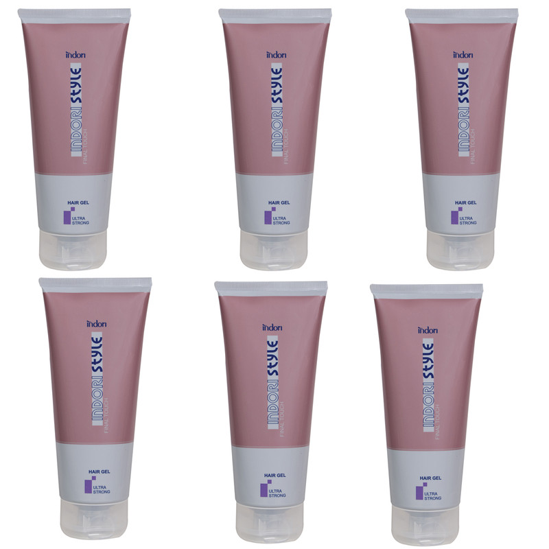 ژل موی ایندوری مدل ULTRA STRONG حجم 300 میلی لیتر بسته 6 عددی