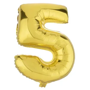 بادکنک فویلی آر تی سینت طرح عدد Five