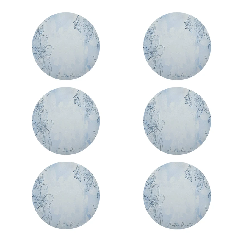 زیر لیوانی طرح گل کد 8064 بسته 6 عددی