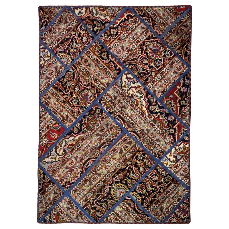 کلاژ فرش دستباف 1.5 متری کد NKP.RJ44