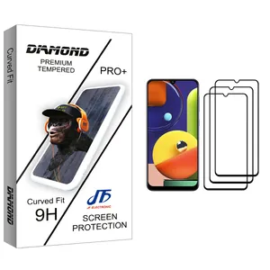 JF Diamond glass Screen Protector For Samsung Galaxy A50s Pack Of 3