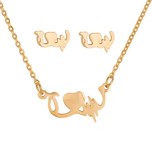 نیم ست طرح نبض عشق کد NS1047