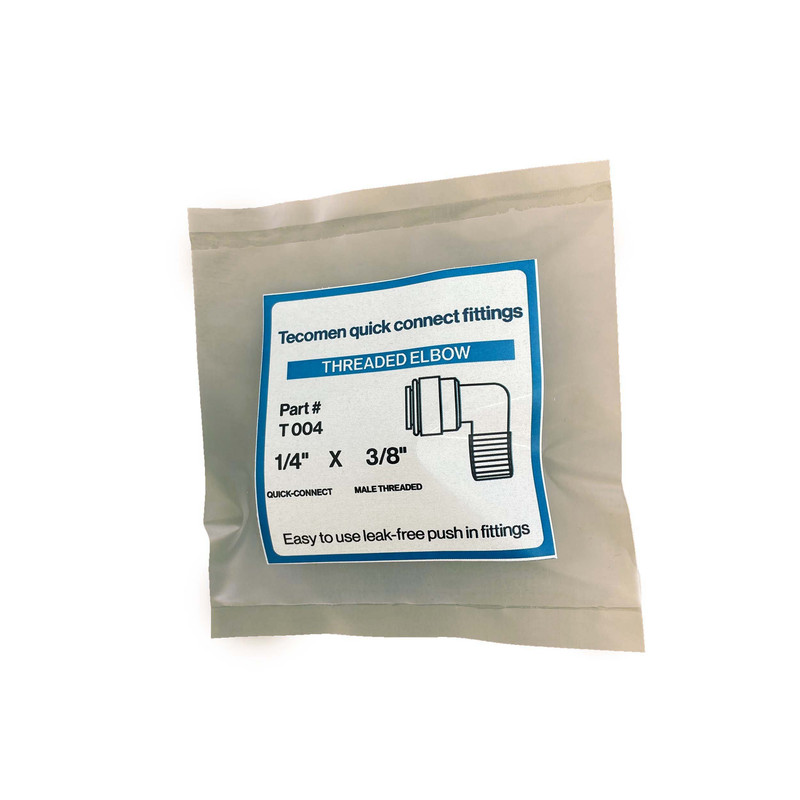 اتصال زانویی رزوه به فیتینگ تکومن مدل 3/8 به 1/4 اتصال زانویی رزوه به فیتینگ تکومن مدل 3/8 به 1/4