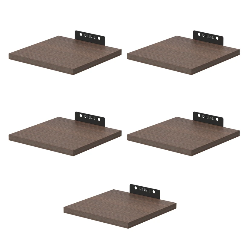 شلف دیواری دینیال مدل هرمی کد DN1515 مجموعه پنج عددی