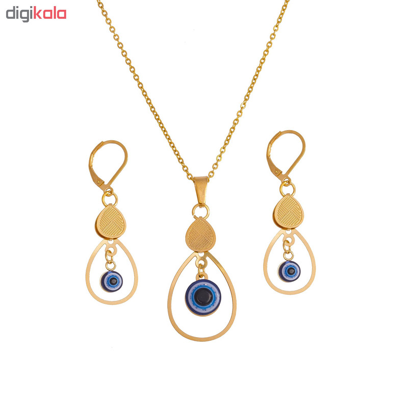 نیم ست طرح چشم نظر کد NS1043