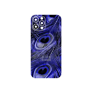 MAHOOT Purple Feather Cover Sticker for Apple iPhone 12 Pro Max