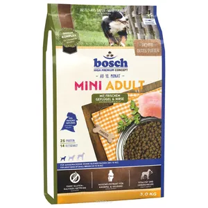 غذای خشک سگ بوش مدل Mini Adult Fresh Poultry and Millet وزن 3 کیلوگرم