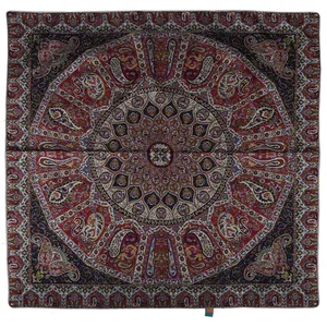 رومیزی ترمه ابریشم طرح پارادایس 2 مدل 15-02