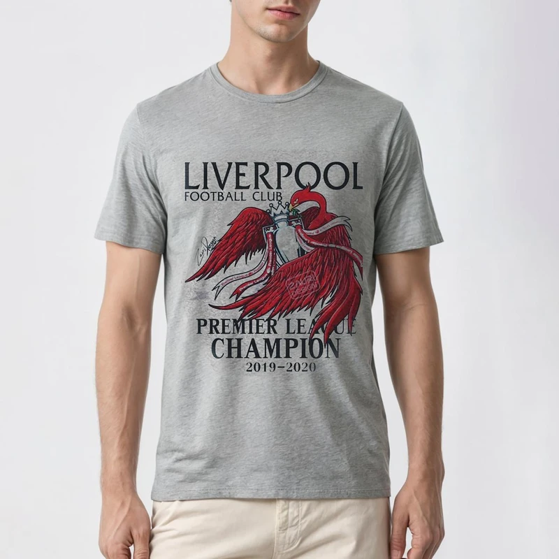 تی شرت آستین کوتاه مردانه مدل لیورپول F1338