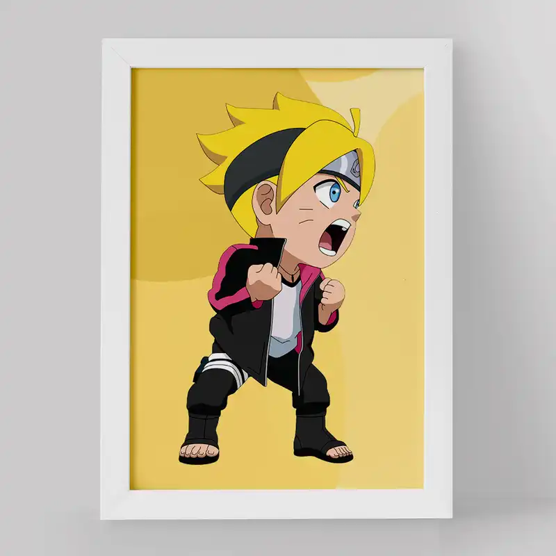 تابلو خندالو مدل بوروتو اوزوماکی انیمه بوروتو کد 15740