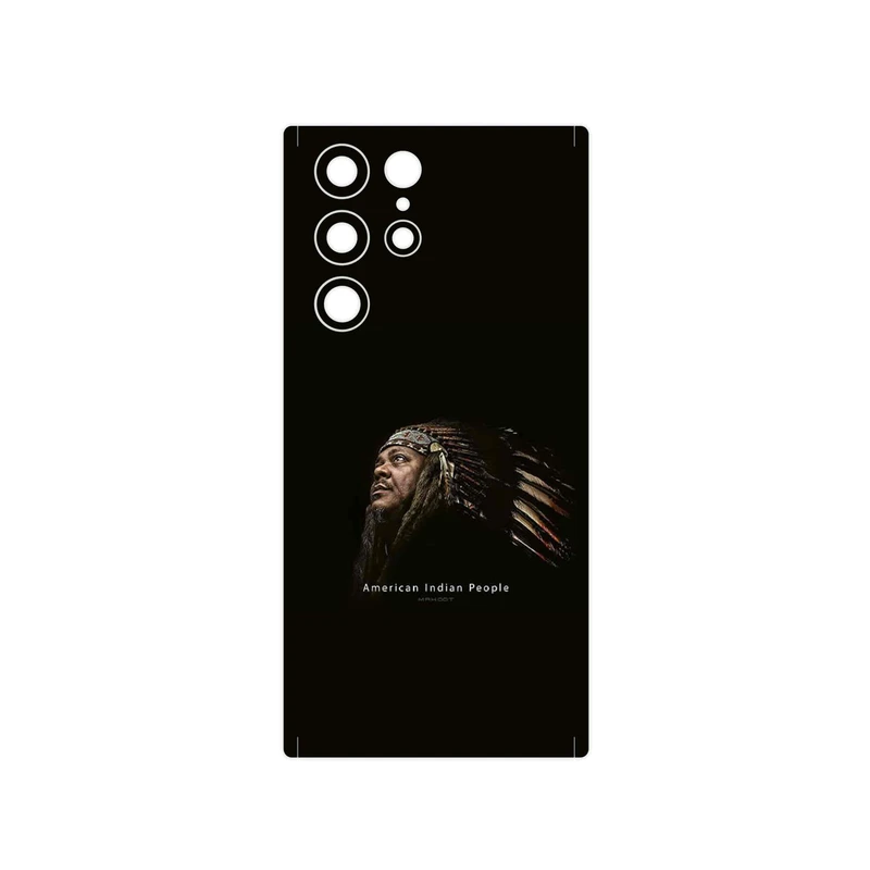برچسب پوششی ماهوت مدل Portrait of an Indian Man مناسب برای گوشی موبایل سامسونگ Galaxy S22 Ultra 5G