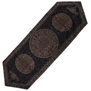 رانر ترمه ابریشم طرح پارادایس مدل 16-02