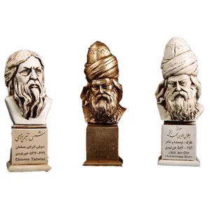 مجسمه تندیس مدل شمس تبریزی و مولانا کد 7909 مجموعه دوعددی